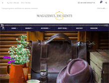 Tablet Screenshot of magazinuldegenti.ro